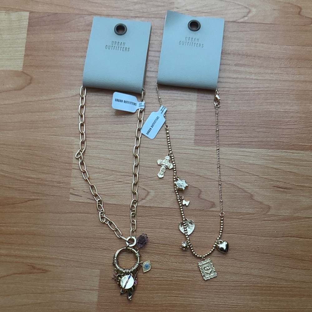 Gold Charm Necklaces
